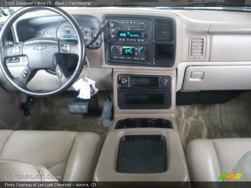 Black / Tan/Neutral 2003 Chevrolet Tahoe LT