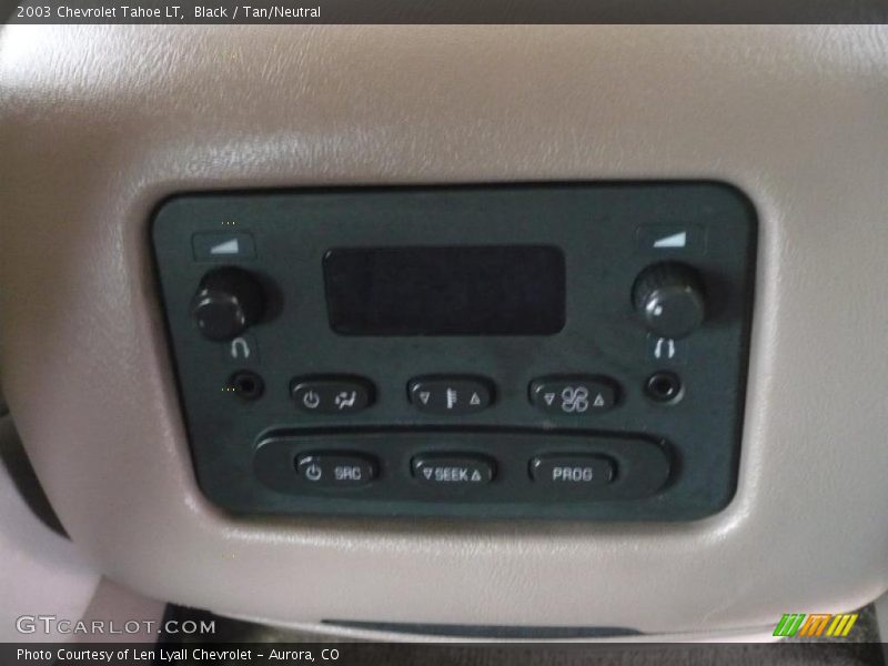 Black / Tan/Neutral 2003 Chevrolet Tahoe LT