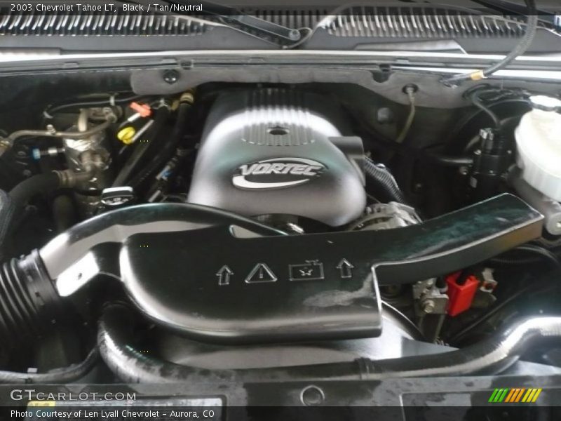 Black / Tan/Neutral 2003 Chevrolet Tahoe LT