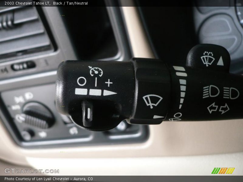 Black / Tan/Neutral 2003 Chevrolet Tahoe LT