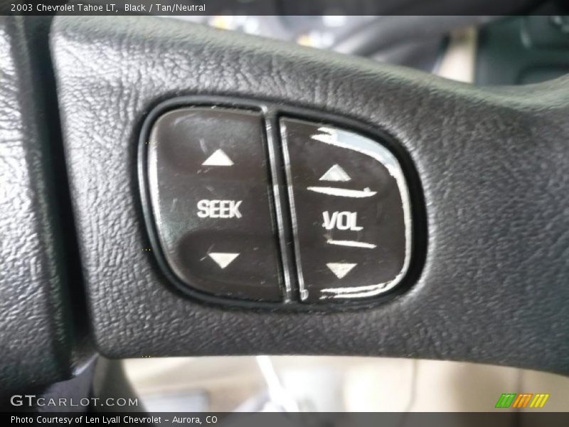 Black / Tan/Neutral 2003 Chevrolet Tahoe LT