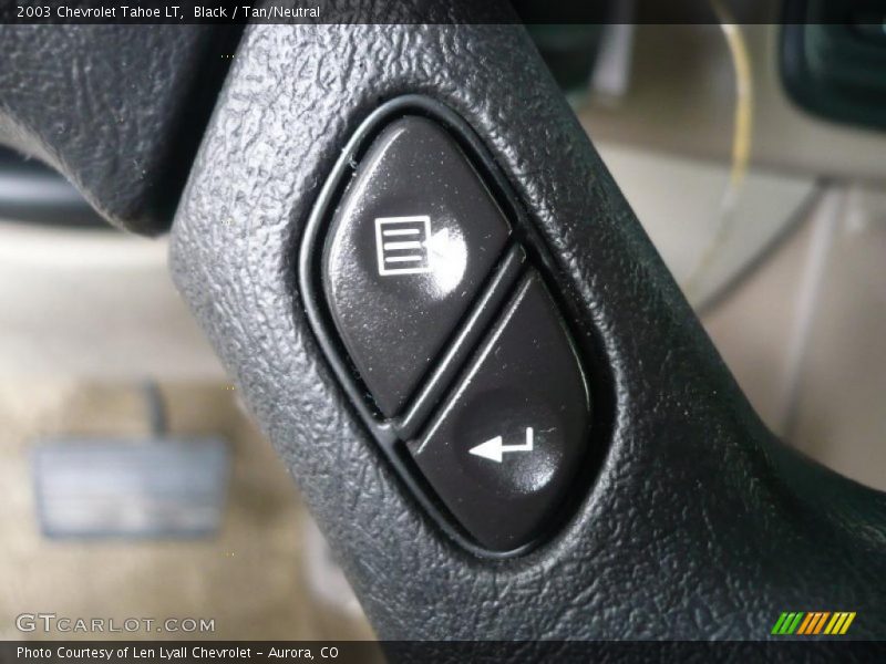 Black / Tan/Neutral 2003 Chevrolet Tahoe LT