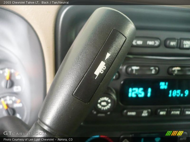 Black / Tan/Neutral 2003 Chevrolet Tahoe LT