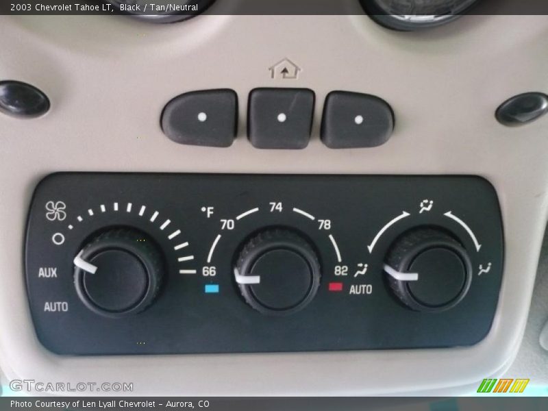 Black / Tan/Neutral 2003 Chevrolet Tahoe LT
