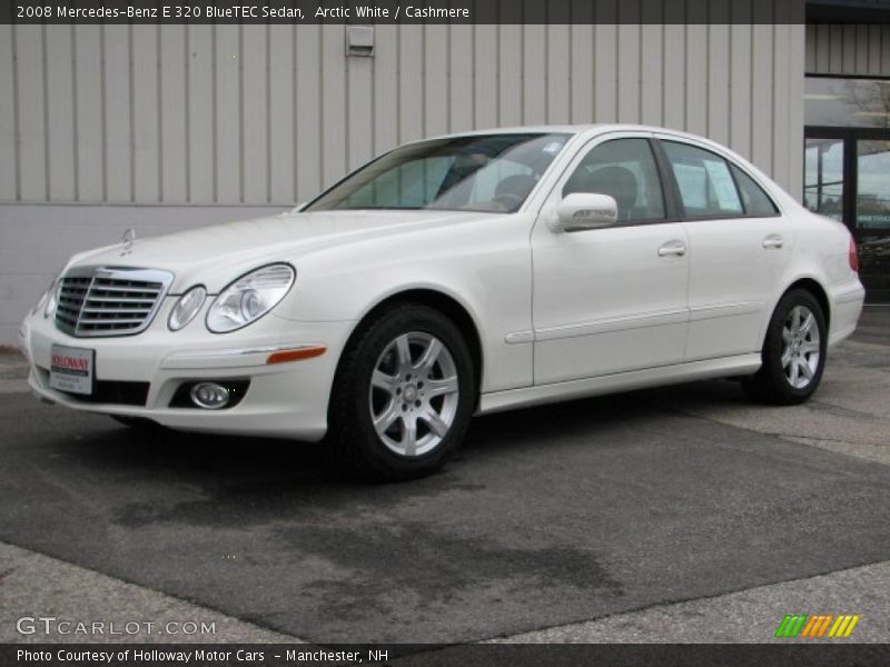 Arctic White / Cashmere 2008 Mercedes-Benz E 320 BlueTEC Sedan