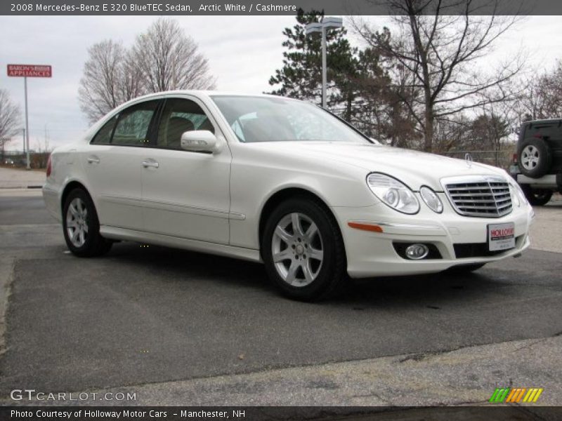 Arctic White / Cashmere 2008 Mercedes-Benz E 320 BlueTEC Sedan