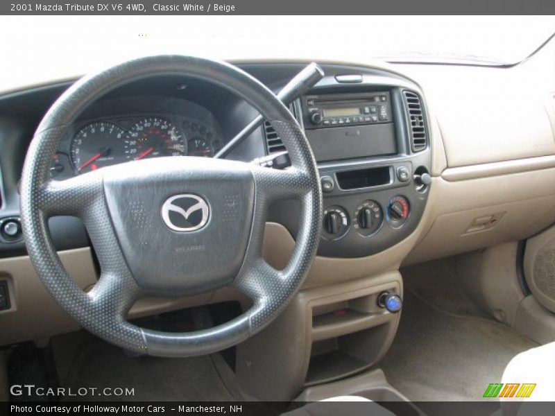  2001 Tribute DX V6 4WD Beige Interior