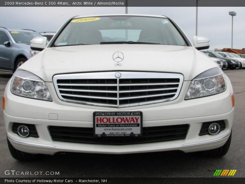 Arctic White / Almond/Mocha 2009 Mercedes-Benz C 300 4Matic
