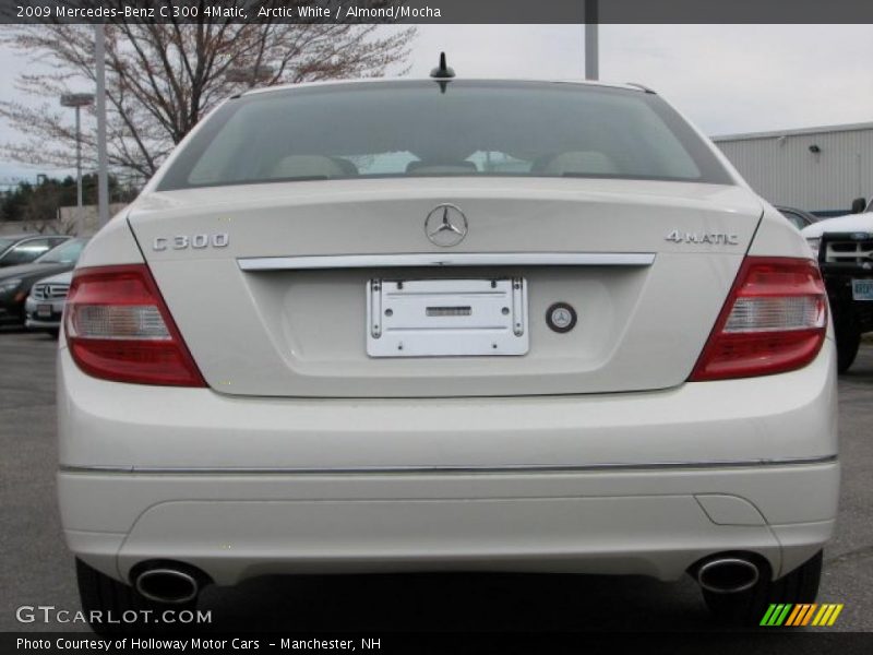 Arctic White / Almond/Mocha 2009 Mercedes-Benz C 300 4Matic