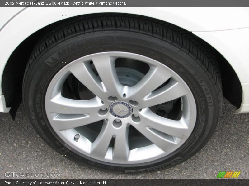Arctic White / Almond/Mocha 2009 Mercedes-Benz C 300 4Matic