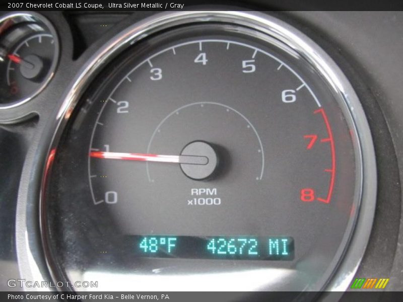 Ultra Silver Metallic / Gray 2007 Chevrolet Cobalt LS Coupe