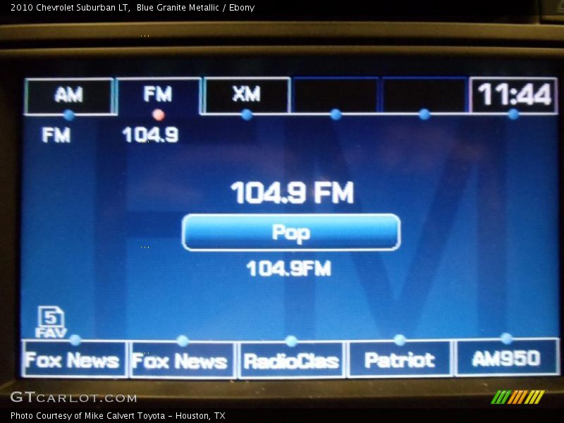 Blue Granite Metallic / Ebony 2010 Chevrolet Suburban LT