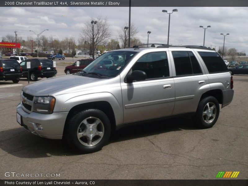 Silverstone Metallic / Ebony 2008 Chevrolet TrailBlazer LT 4x4