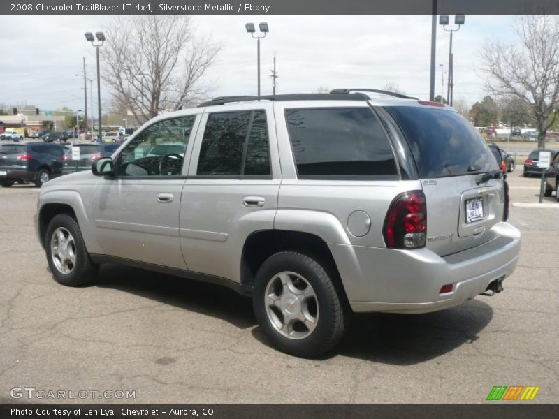 Silverstone Metallic / Ebony 2008 Chevrolet TrailBlazer LT 4x4