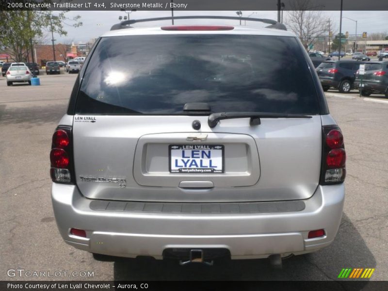 Silverstone Metallic / Ebony 2008 Chevrolet TrailBlazer LT 4x4