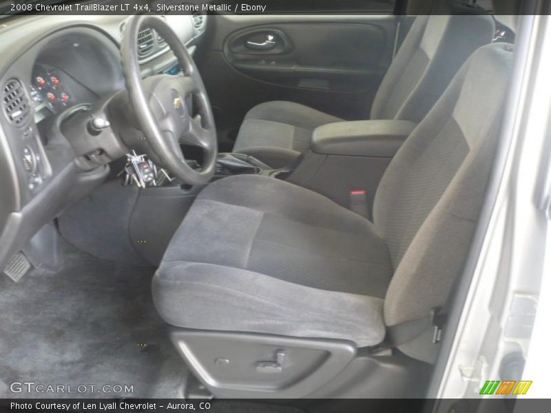 Silverstone Metallic / Ebony 2008 Chevrolet TrailBlazer LT 4x4