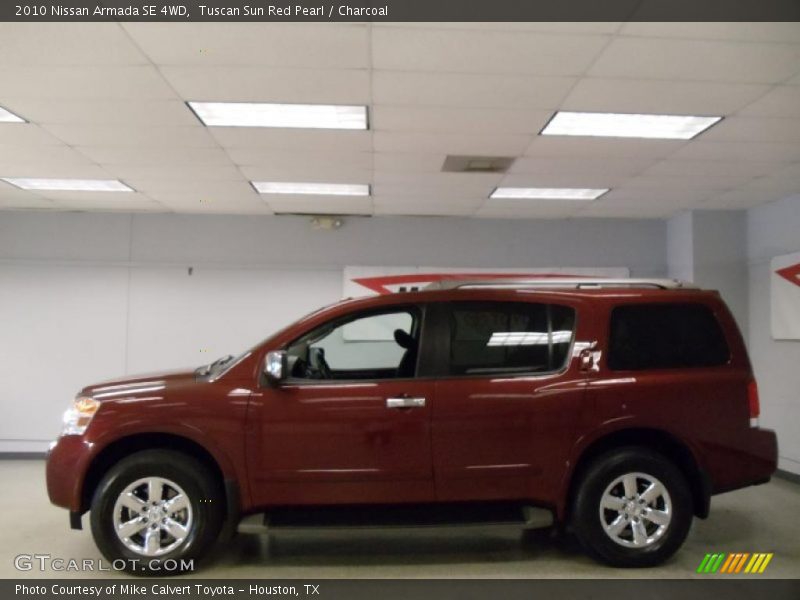 Tuscan Sun Red Pearl / Charcoal 2010 Nissan Armada SE 4WD