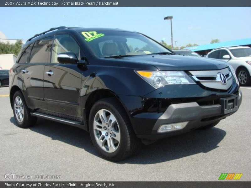 Formal Black Pearl / Parchment 2007 Acura MDX Technology