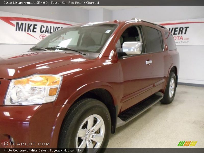 Tuscan Sun Red Pearl / Charcoal 2010 Nissan Armada SE 4WD