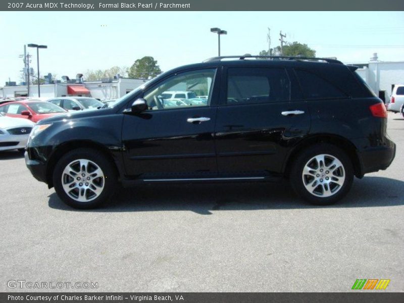 Formal Black Pearl / Parchment 2007 Acura MDX Technology