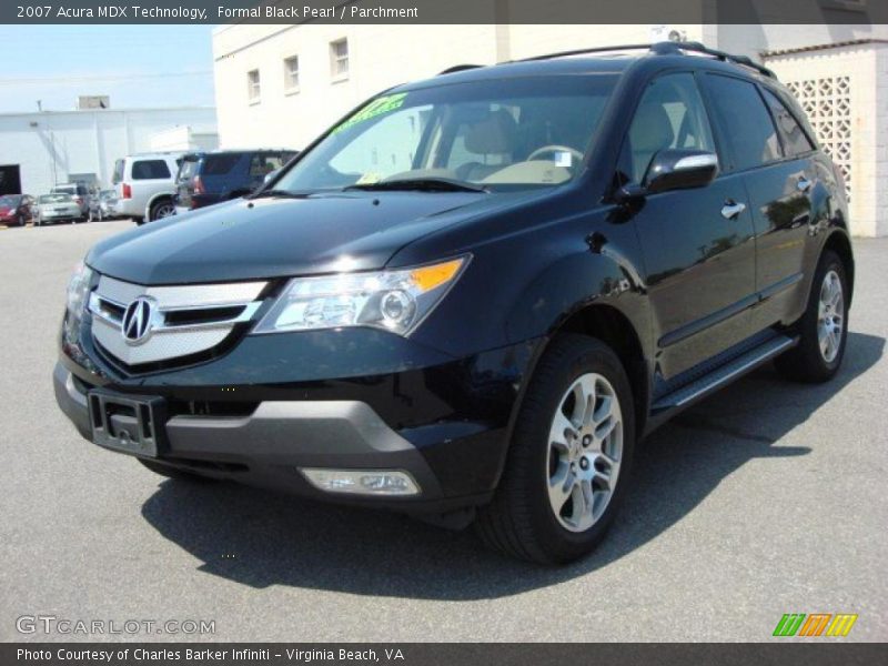 Formal Black Pearl / Parchment 2007 Acura MDX Technology