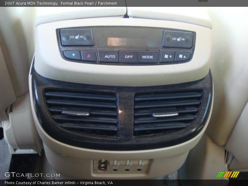 Formal Black Pearl / Parchment 2007 Acura MDX Technology