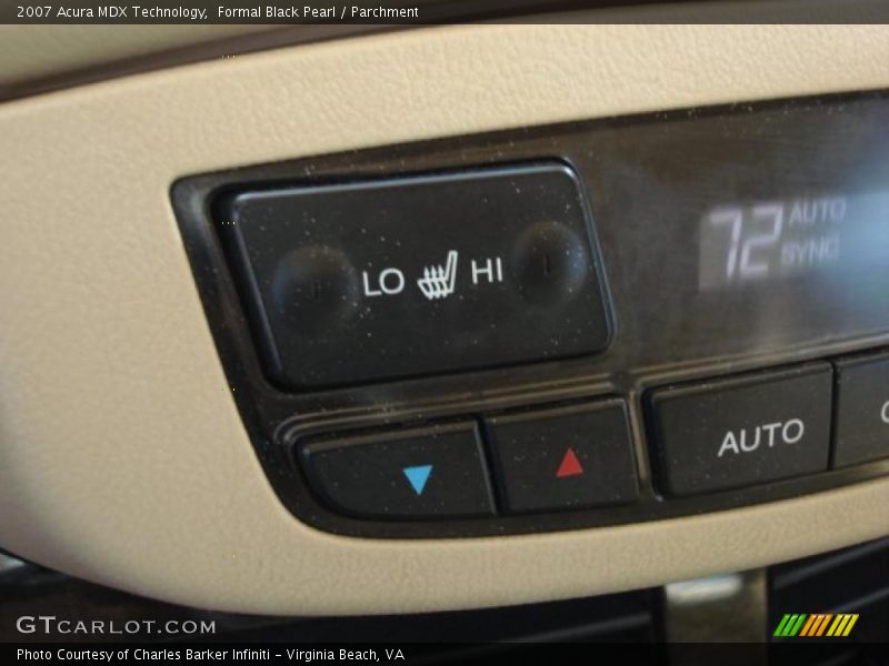 Formal Black Pearl / Parchment 2007 Acura MDX Technology
