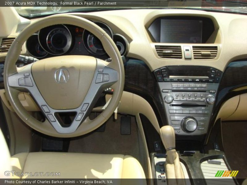 Formal Black Pearl / Parchment 2007 Acura MDX Technology