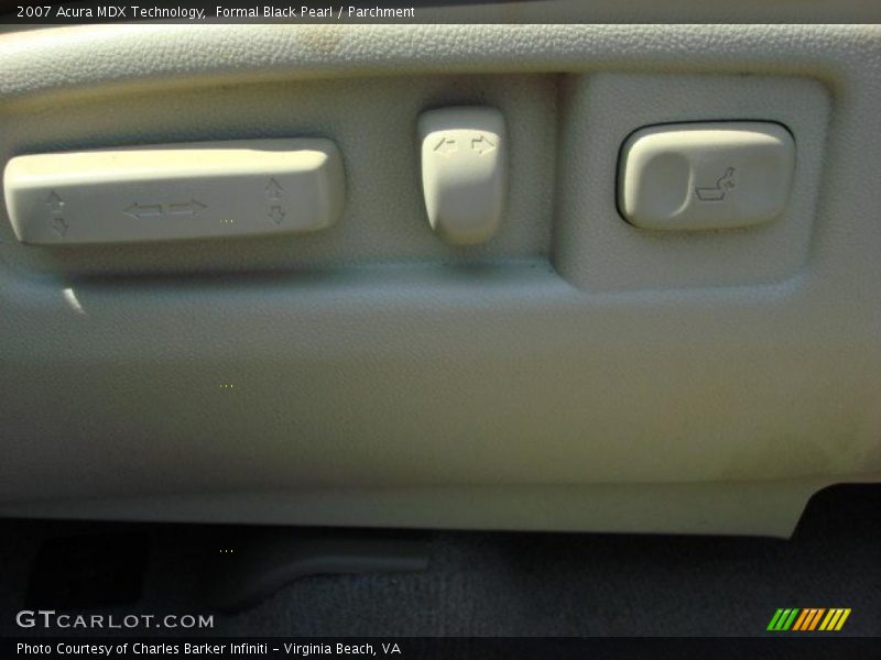 Formal Black Pearl / Parchment 2007 Acura MDX Technology
