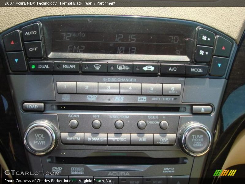 Formal Black Pearl / Parchment 2007 Acura MDX Technology