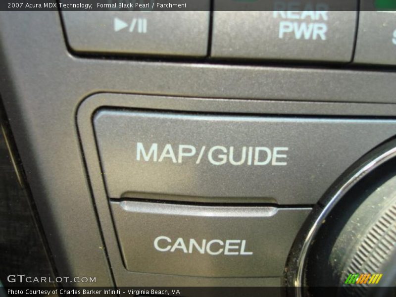 Formal Black Pearl / Parchment 2007 Acura MDX Technology