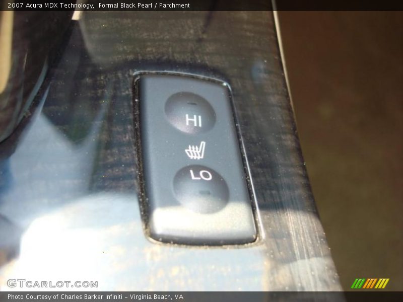Formal Black Pearl / Parchment 2007 Acura MDX Technology