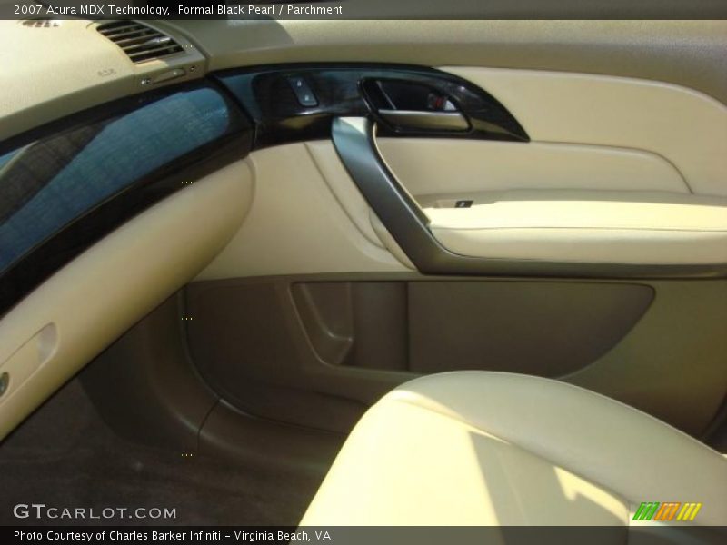 Formal Black Pearl / Parchment 2007 Acura MDX Technology