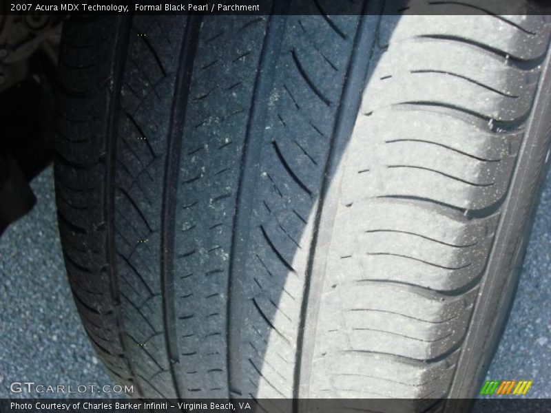Formal Black Pearl / Parchment 2007 Acura MDX Technology
