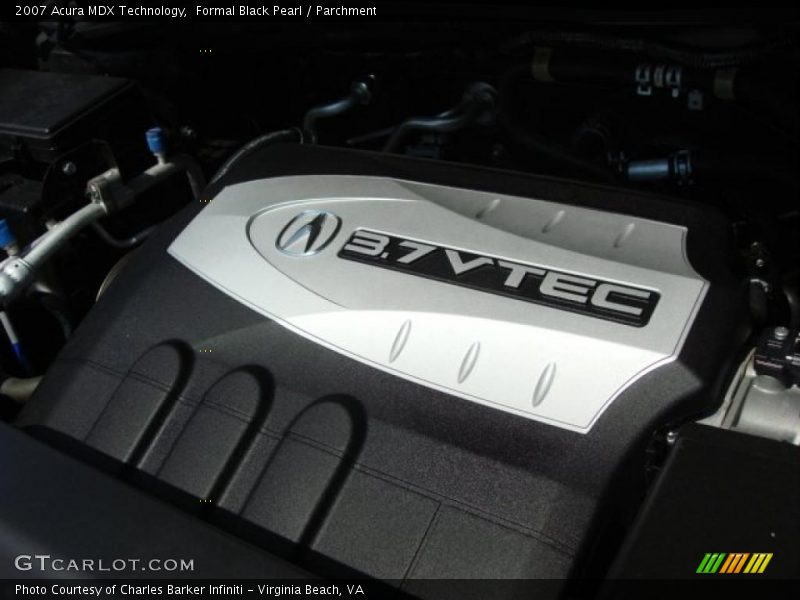 Formal Black Pearl / Parchment 2007 Acura MDX Technology