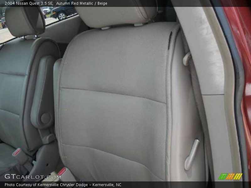 Autumn Red Metallic / Beige 2004 Nissan Quest 3.5 SE
