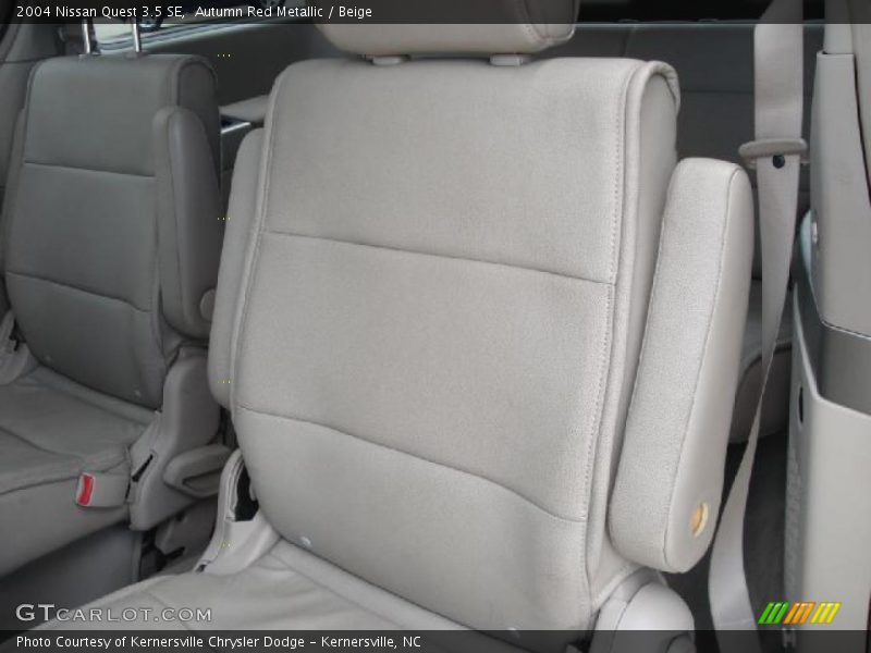 Autumn Red Metallic / Beige 2004 Nissan Quest 3.5 SE