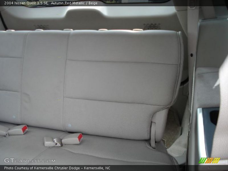Autumn Red Metallic / Beige 2004 Nissan Quest 3.5 SE
