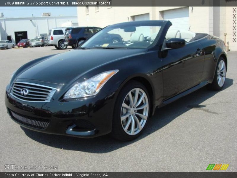 Front 3/4 View of 2009 G 37 S Sport Convertible