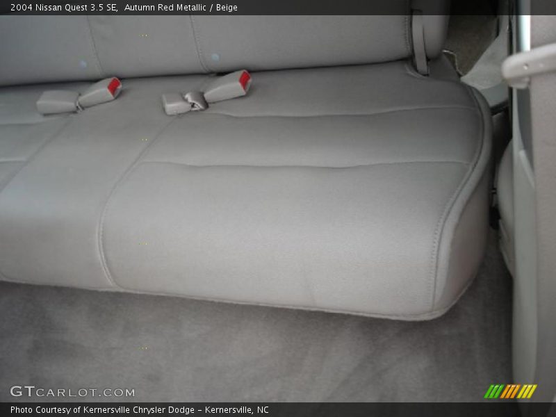Autumn Red Metallic / Beige 2004 Nissan Quest 3.5 SE
