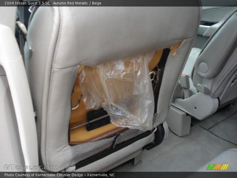 Autumn Red Metallic / Beige 2004 Nissan Quest 3.5 SE
