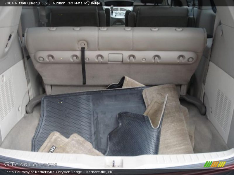 Autumn Red Metallic / Beige 2004 Nissan Quest 3.5 SE