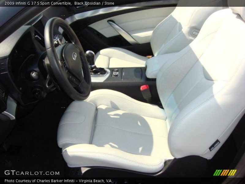  2009 G 37 S Sport Convertible Stone Interior