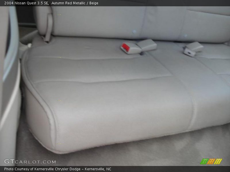 Autumn Red Metallic / Beige 2004 Nissan Quest 3.5 SE