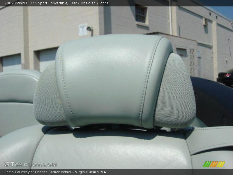 Black Obsidian / Stone 2009 Infiniti G 37 S Sport Convertible