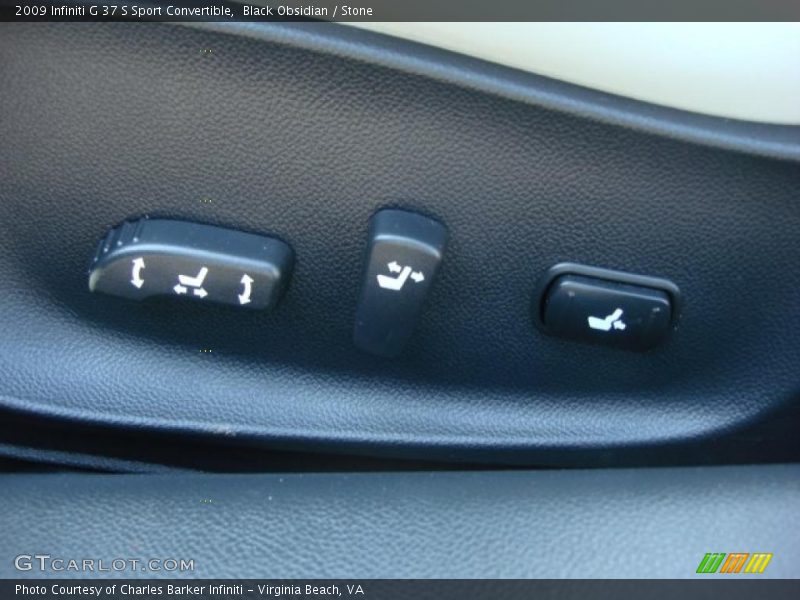 Black Obsidian / Stone 2009 Infiniti G 37 S Sport Convertible