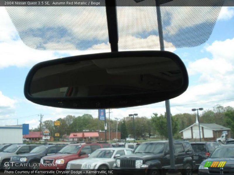 Autumn Red Metallic / Beige 2004 Nissan Quest 3.5 SE