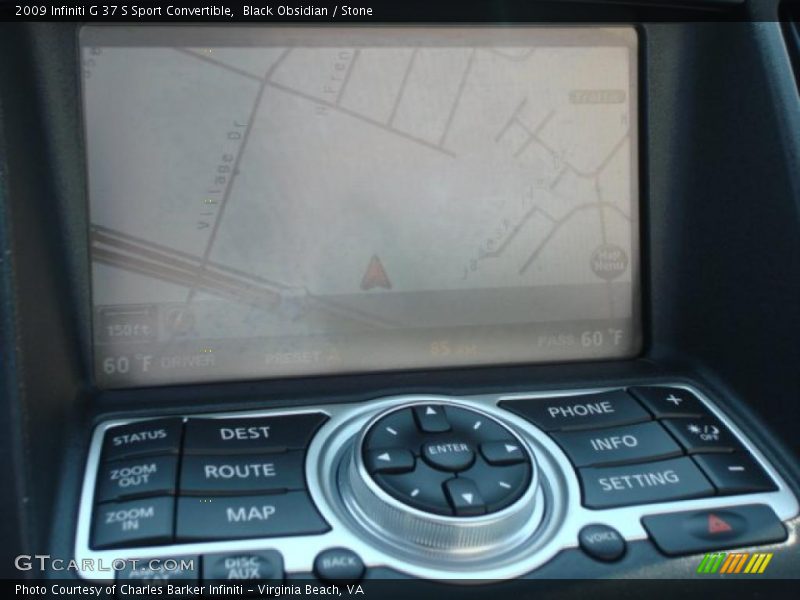 Black Obsidian / Stone 2009 Infiniti G 37 S Sport Convertible