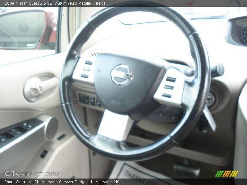 Autumn Red Metallic / Beige 2004 Nissan Quest 3.5 SE