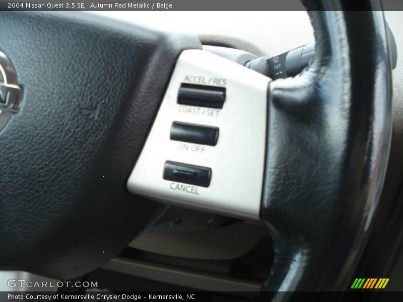 Autumn Red Metallic / Beige 2004 Nissan Quest 3.5 SE